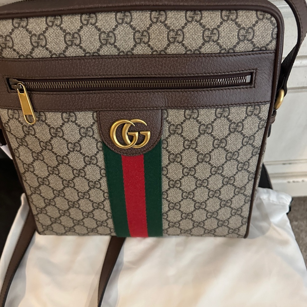 Authentic new Gucci OPHIDIA GG messenger bag